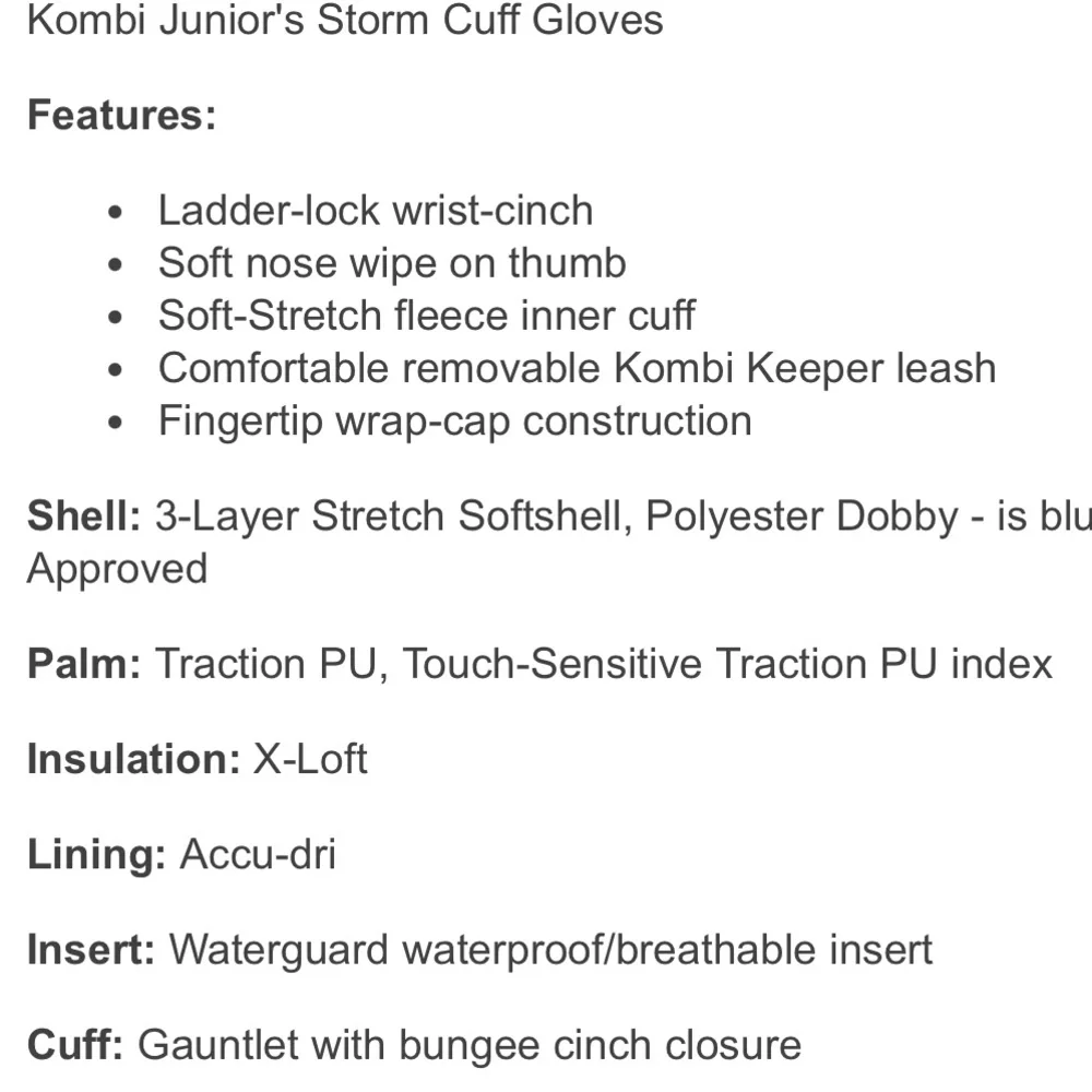 ❄️Kombi Storm Chaser Winter Glove